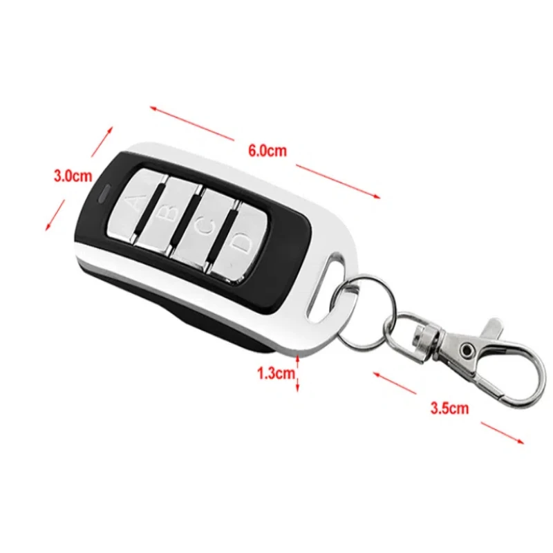 3pcs โรงรถระยะไกลประตูอิเล็กทรอนิกส์ควบคุม 433mhz Gate Key Fob Command มือเครื่องส่งสัญญาณรีโมทคอนโทรลไร้สายของชัตเตอร์ประตู