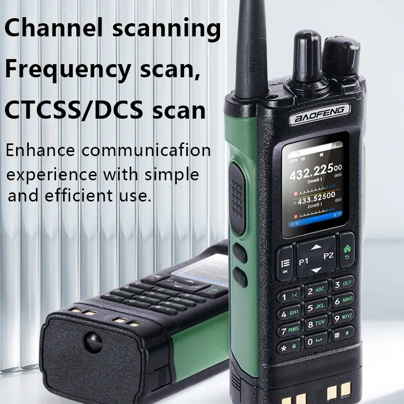 BAOFENG DMR DM-32 Walkie Talkie Digital GPS AES256 cifrado modo Dual analógico negro ranura de tiempo Dual AM APRS llamada Digital DM-32UV