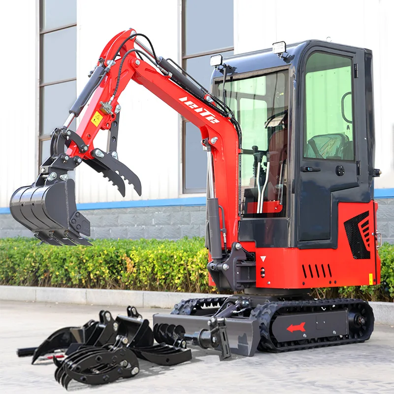 Envío rápido China Excavadora pequeña barata Venta al por mayor Mini excavadora compacta Minibagger de 1 tonelada Precio excavadora pequeña venta personalizada