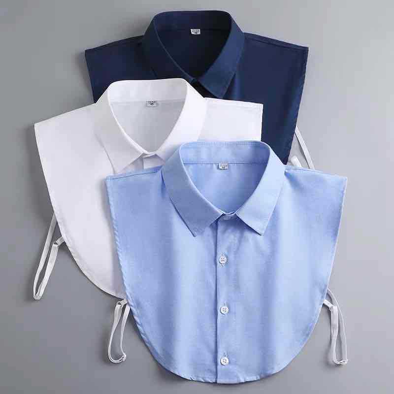 Exquisito y versátil camisa elegante para adultos, camisa suave, cómoda blusa gris con cuello falso, camisa sofisticada, blusa con borde con volantes