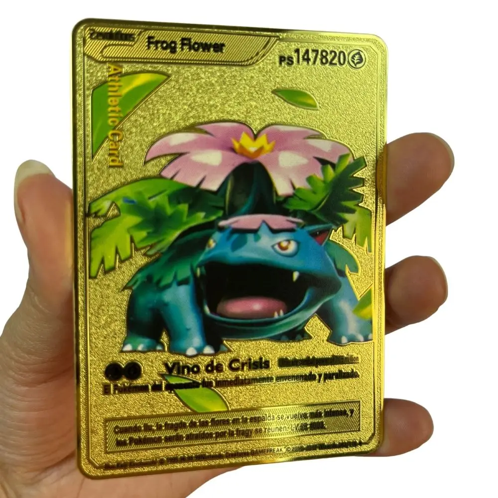 173650 Điểm Raichu Pokemon Vàng Kim Loại Siêu Thẻ Blastoise Eevee Sylveon Mewtwo Pikachu Chiến Bộ Sưu Tập Giao Dịch Sắt Thẻ