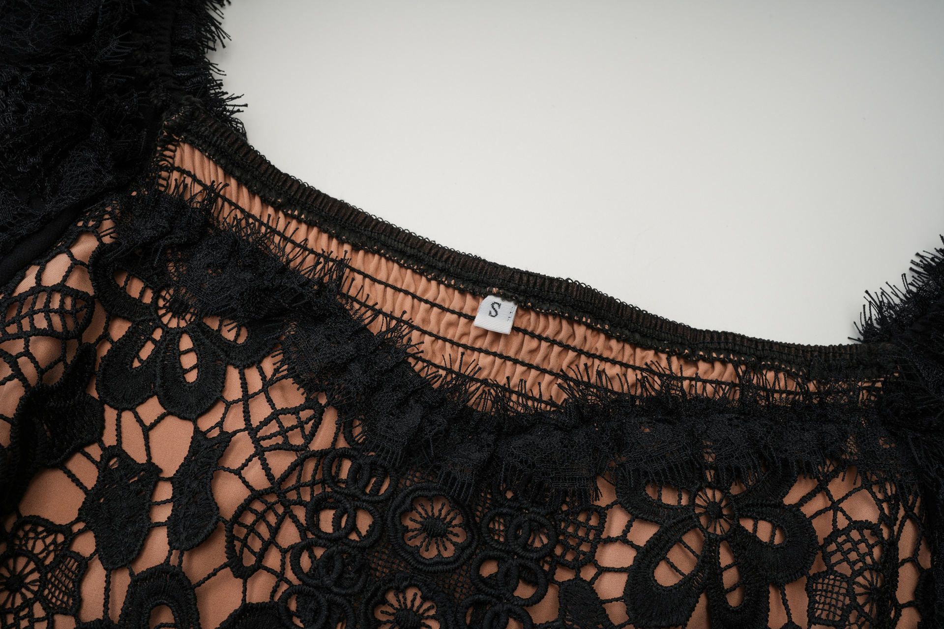 Vestido Formal de manga larga con cuello en V de encaje para mujer, vestidos de fiesta