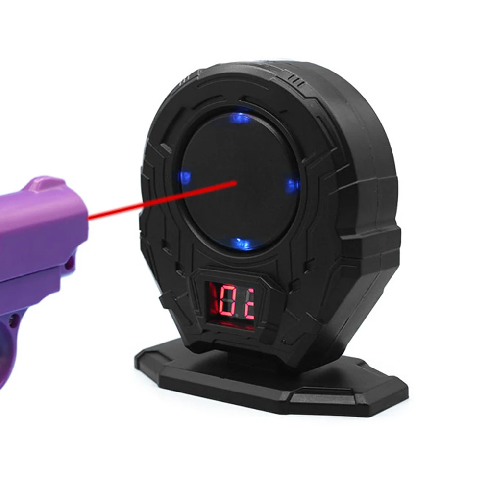 Weihnachtsgeschenke Mini Infrarot Dart Target Laser Training Target Induktion Laser Target Auto-Scoring Target Sound Light Feedback