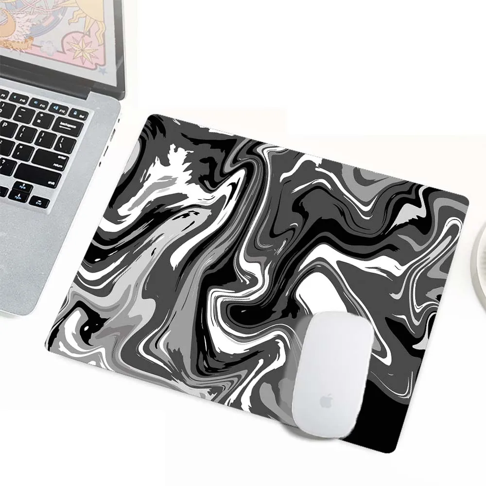 Strata Liquid Mouse Pad Computer Laptop Anime Keyboard Mouse Mat Mousepad Keyboards Gamers Decoracion Desk Mat