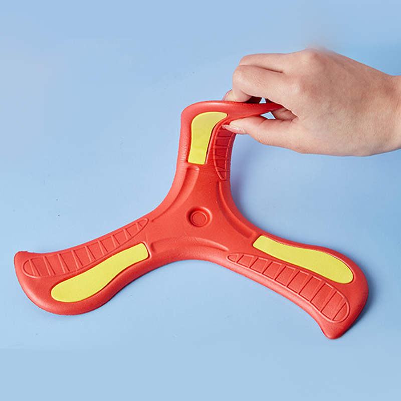 Children's Boomerang Toy V-Shaped Dart Returning Boomerang Throwing Target Spinner Three-Bladed Flying Disc Parent-Child