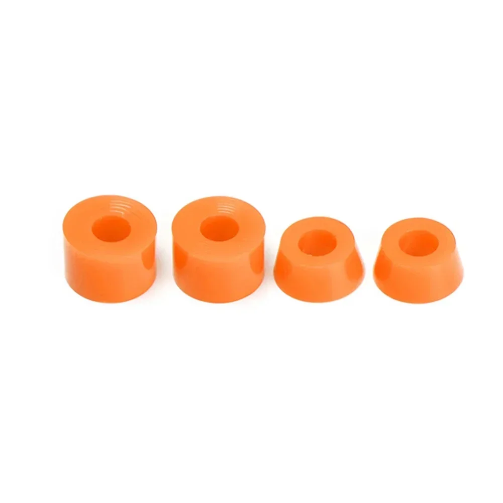 4pcs PU สเก็ตบอร์ดรถบรรทุก BUSHING 11x16 มม.รถบรรทุก Conical Bushings Rebuild Kit Longboard สเก็ตบอร์ดกันกระแทกอุปกรณ์เสริม