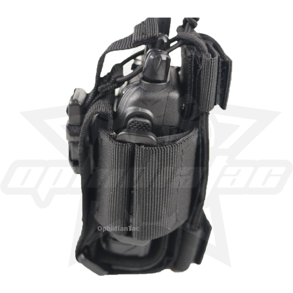 Adjustable Wireless Calling Machine Electric Holder Bag Molle Two-Way Radio Holster Bag Holder Nylon Walkie Talkie Bag