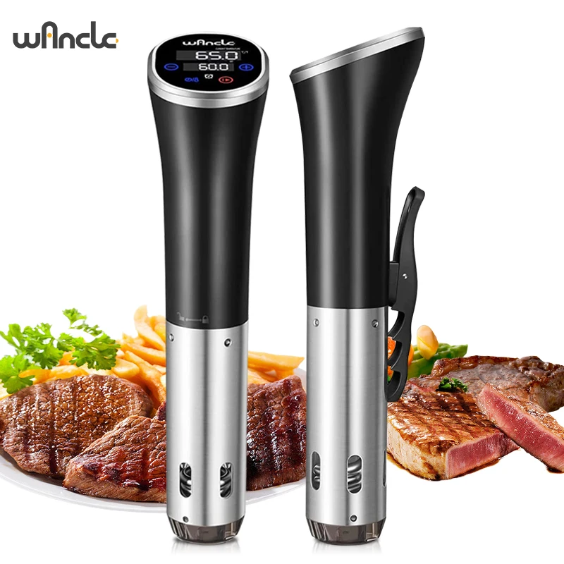 Wancle 1100W Sous Vide Cooker LCD Touch Immersion Circulator ทําอาหารที่ถูกต้อง IPX7 หม้อหุงสูญญากาศกันน้ําพร้อมจอแสดงผลดิจิตอล