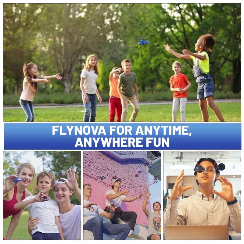 Brinquedo voador operado manualmente drones mini drone brinquedos de bola voadora, brinquedo helicóptero com 360 °   Luzes LED giratórias e luminosas