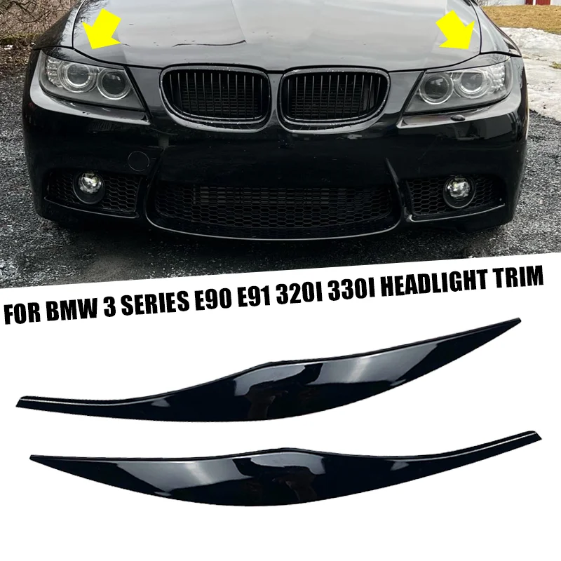 Аксессуары для BMW 3 серии E90 E91 320i 330i, фары, брови, век 2005 2006 2007 2008 2009 2010 2011 Sedan/Touring