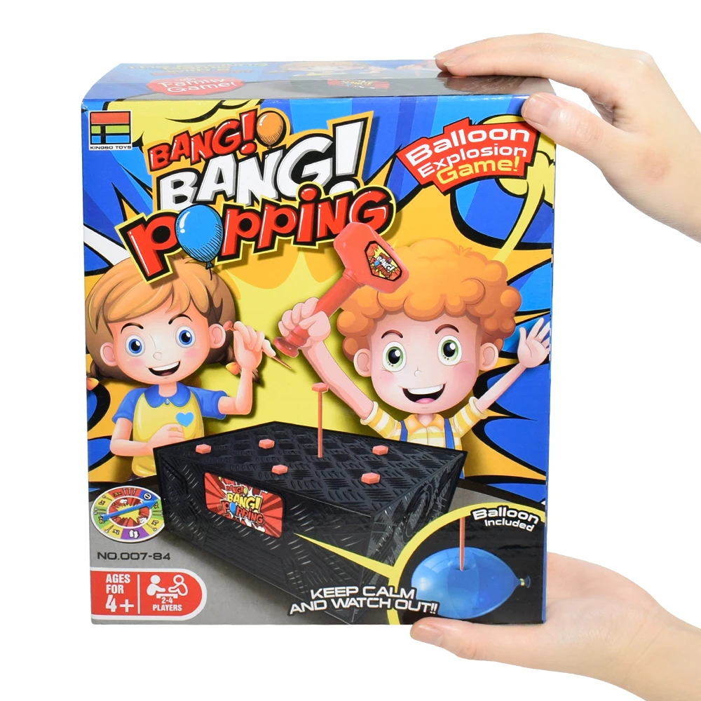 Multijogador de mesa brinquedo explosão balão jogo batendo a caixa balão aventura festa reunião lazer entretenimento jogo