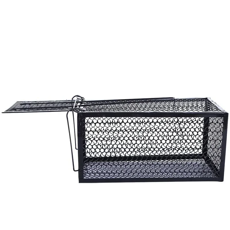 Smart Self-locking Mousetrap ปลอดภัยบริษัทเหล็กสุทธิในครัวเรือน Mouse Catcher โลหะ Reusable Humane ในร่มกลางแจ้งกับดักหนูกรงหนู