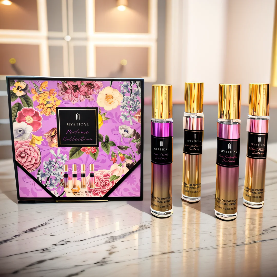 MYSTICAL Women's perfume gift box, floral fragrance fresh, unisex, travel, Mother's Day, Valentine's Day, birthday gift