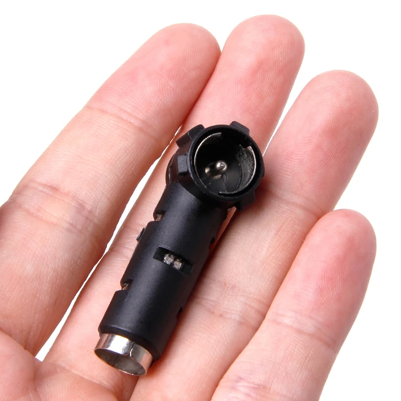 Adaptadores Radio de coche Adaptador de antena estéreo Conector aéreo Convierte DIN a ISO D7YA