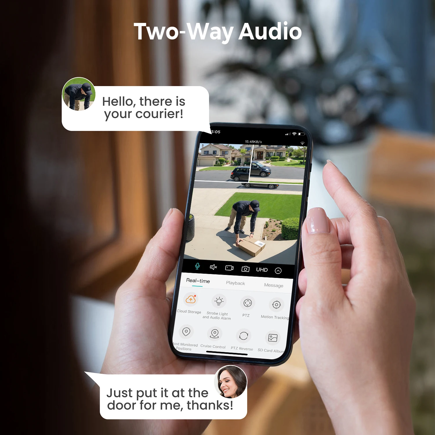 12MP 6K Wifi Camera Three Screens ICsee Surveillance Camera Outdoor Night Vison Ultra Wide View Angle Panoramic Security Camera