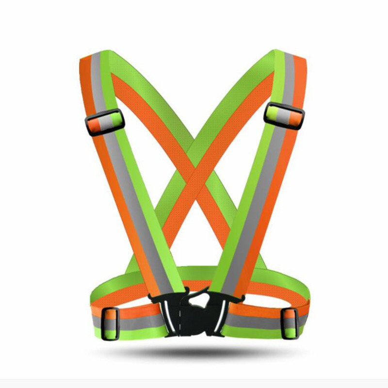 1PC Unisex Night Running Jarretel Reflecterende Heren Bretels Kleurrijke Verstelbare Lichtgevende Brede Bretels Jeugd Sport Riem