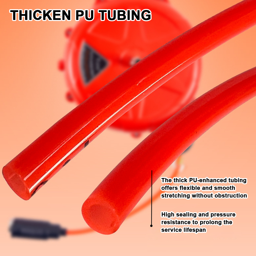 8 ミリメートル自動格納式ホースリール洗車庭灌漑水チューブホルダー壁マウント高圧水道管ローラー