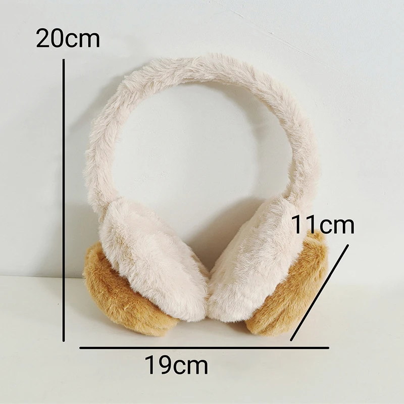 ฤดูหนาวหนา Capybara Guinea Pig Plush Ear Muffs นักเรียนขี่จักรยานกลางแจ้ง Warm Windproof เย็นหูอุ่น Plush Earmuffs