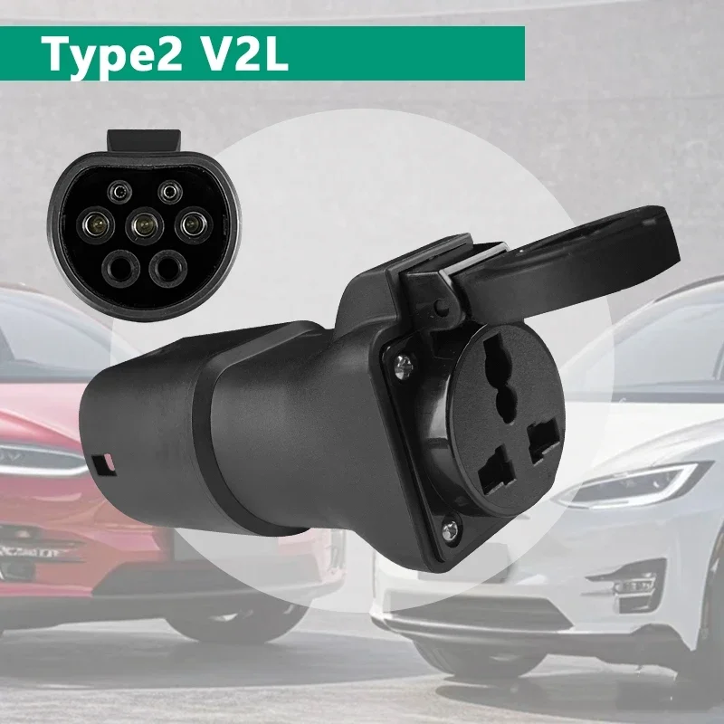 Type2 ICE62196 V2L Adapter Vehicle to Load Discharger Fit for MG BYD 16A 3.5KW V2L for MG4 MG5 BYD DOLPHIN Seal SEALION EV Disch
