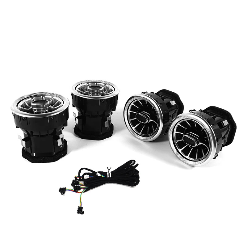 Car LED Front Dashboard Air Condition Vent Outlet Turbo Interior For Mercedes Benz V Class EQV  Vito Viano Valente Metris W447