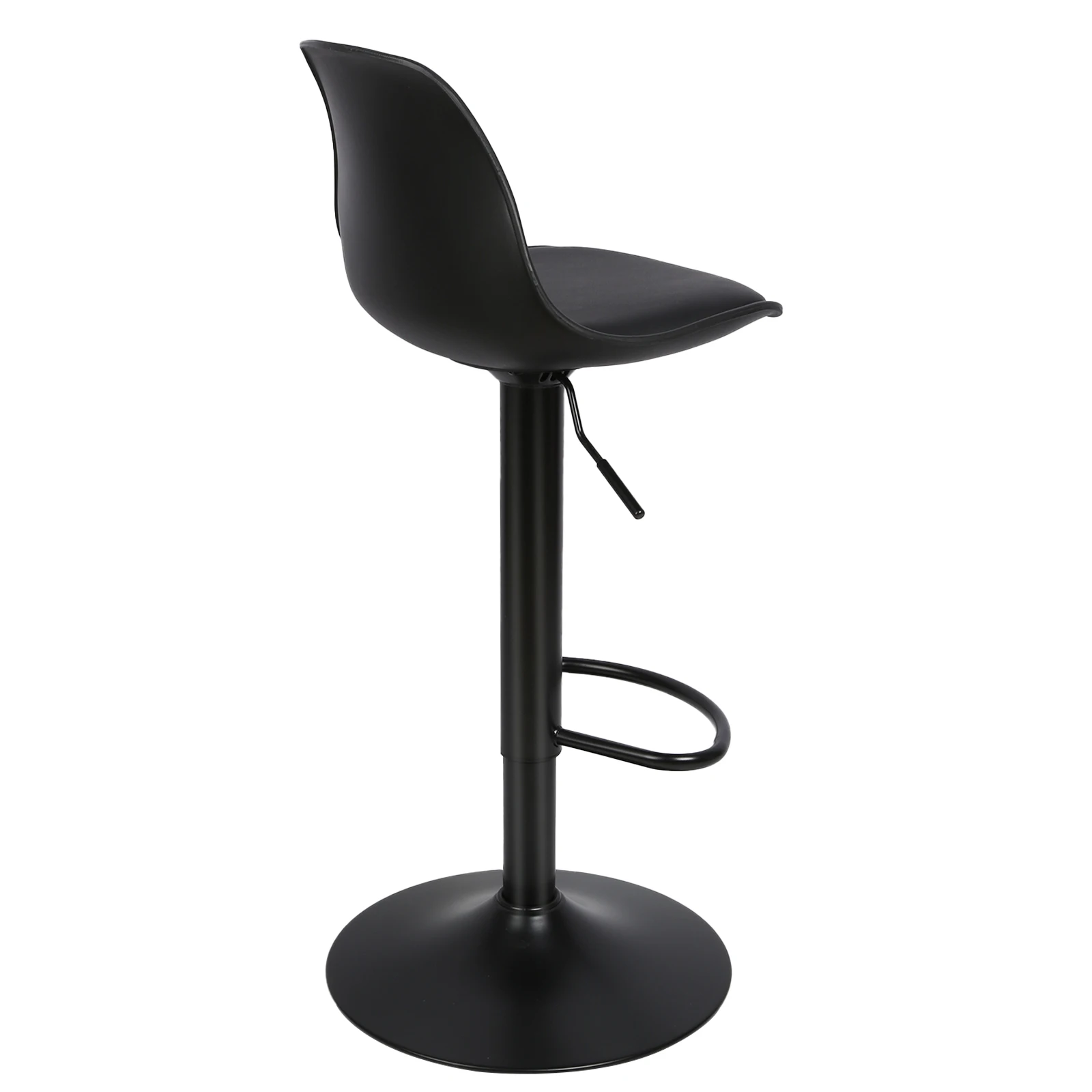 Juego de 2 taburetes de bar, taburete de bar regulable en altura, 360 °   Taburete giratorio para encimera, taburete tapizado para cocina/bar/salón/comedor