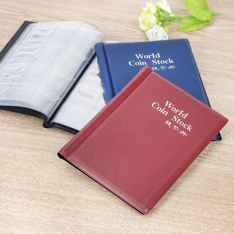 Für Sammler-Münzenhalter, Alben, Mini-Penny-Münzen-Aufbewahrungstasche, zum Sammeln von Geld, Organizer, 120 Taschen, Münzen-Sammlung, Albumbuch