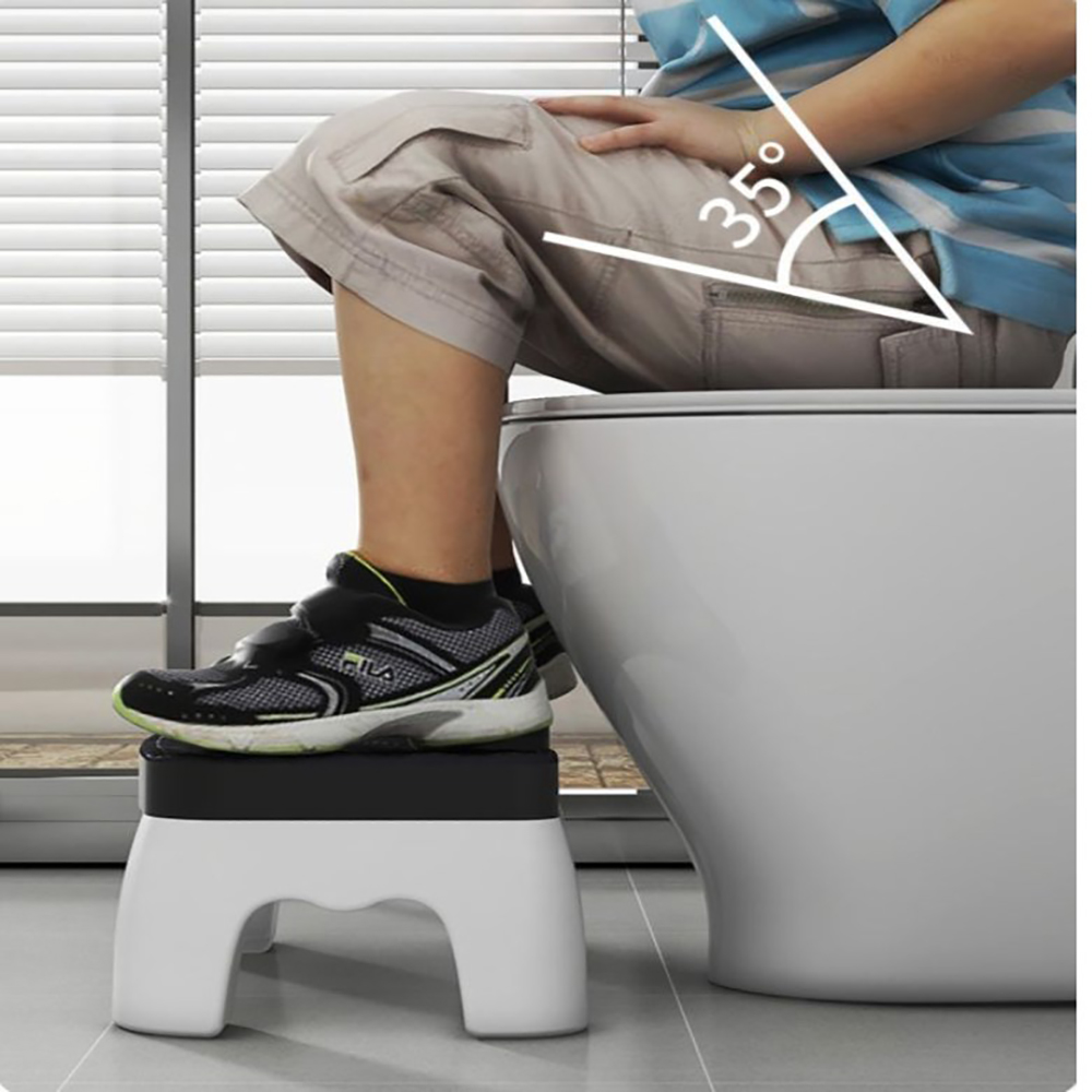 Silla con caja de paso, taburete para sentadillas, asiento de inodoro antideslizante extraíble, taburete portátil para pies, accesorios de baño para adultos para el hogar