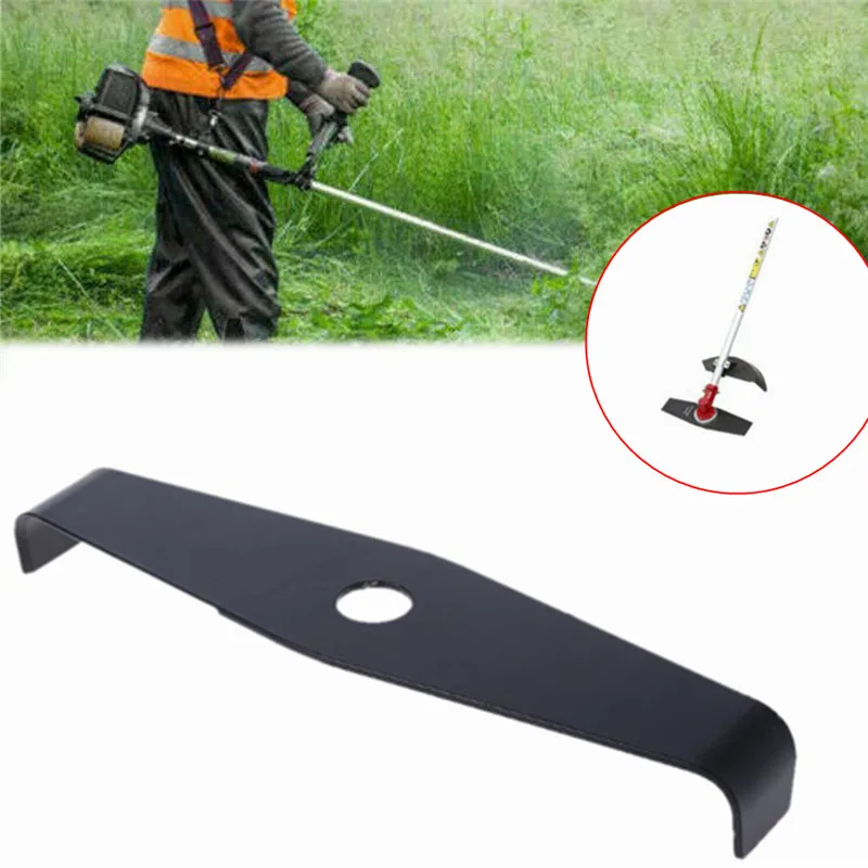 Hardened Steel 2Tooth 2T Universal Thicken Trimmer Blade Knife For Strimmer Brushcutter Replace Hardened Steel 31x3.4cm