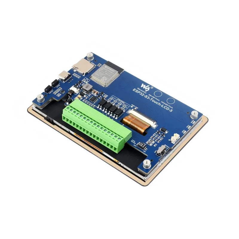 ESP32-S3 5-дюймовый сенсорный IPS ЖК-дисплей, макетная плата, двухъядерный процессор, дисплей ESP32 1024x600 для Arduino IDE VSCode