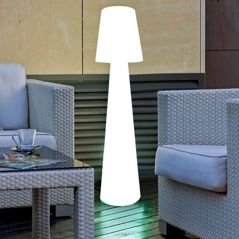 Externo LED Luminous Controle Remoto Lâmpada De Assoalho, Lâmpada Colorida, Barra De Corpo Inteiro, Várias Variações De Cor