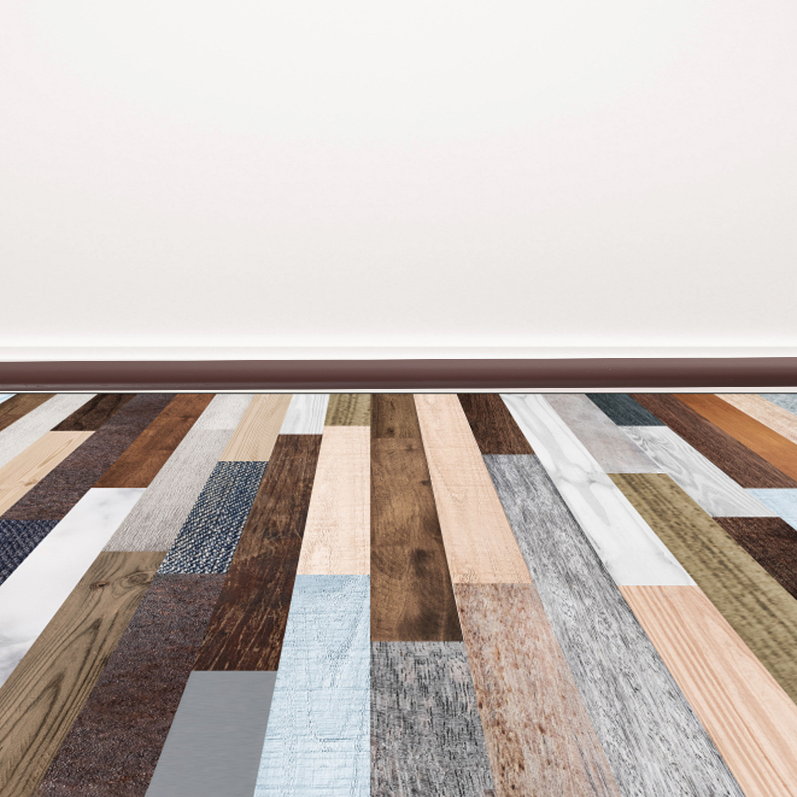 Durable Floor Transition Strip PVC Compatible All Flooring Types Hardwood Laminate Carpet Smooth Height Transition Protection
