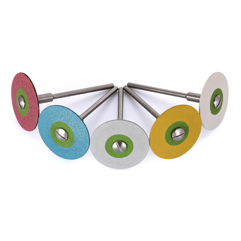 AZDENT 歯科 HP 26 ミリメートルゴムダイヤモンドポリッシュホイールジルコニア磁器 PFM Emaxs 歯科ラボポリッシャーホイールディスク用