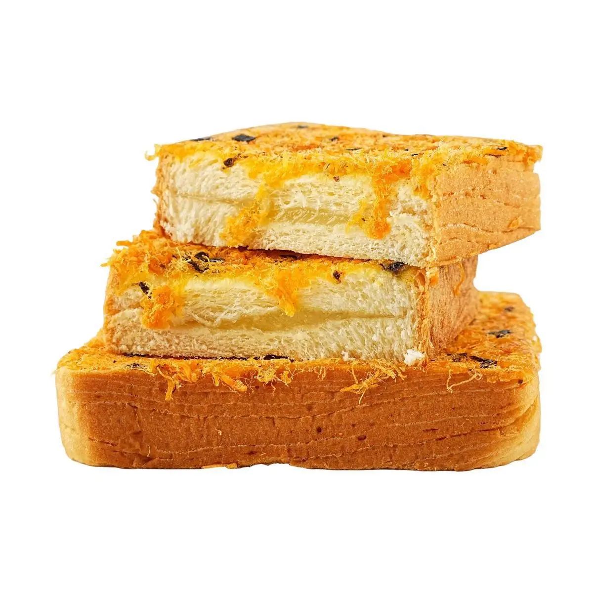 [4Packs] Toastique Seaweed Chicken Floss Toast 8 pieces 15.5 oz*4Packs
