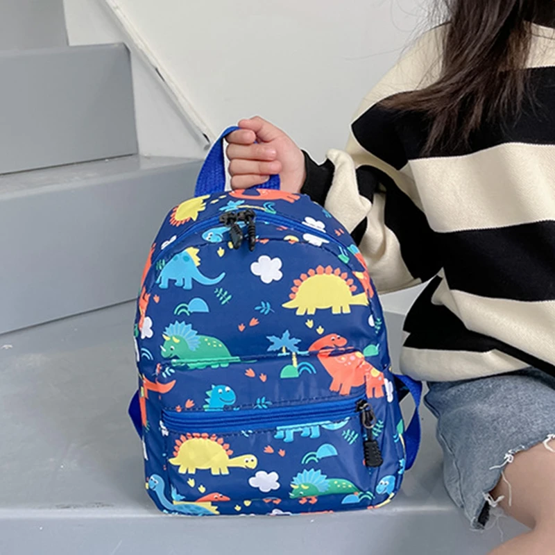 Mochilas de dinosaurios de dibujos animados para niños, bonitas mochilas escolares para guardería, bolsas de libros impermeables para niños y niñas, bolsa de animales