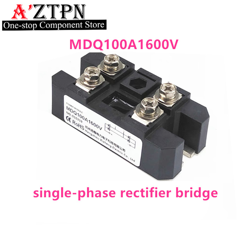 single-phase rectifier bridge MDQ100A1600V MDQ150A1600V 50A 60A 100A 200A 250A 400A 500A Diode 300A-16 module heat sink DC 12VDC