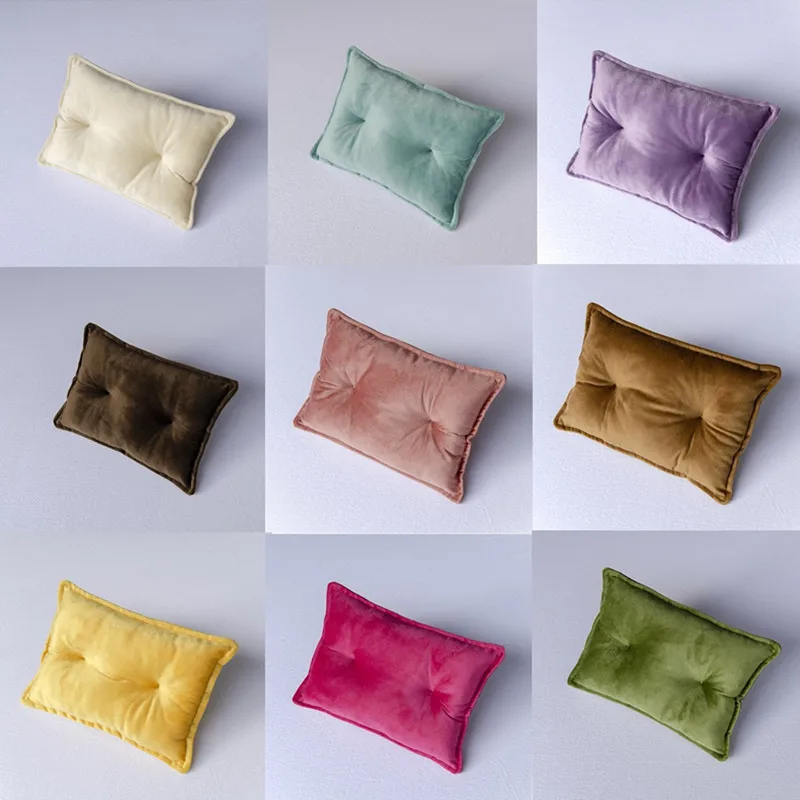 Sơ Sinh Đạo Cụ Chụp Ảnh Tạo Dáng Nhung Đặt Ra Cushion Mini Gối Thảm Phụ Kiện Chụp Ảnh