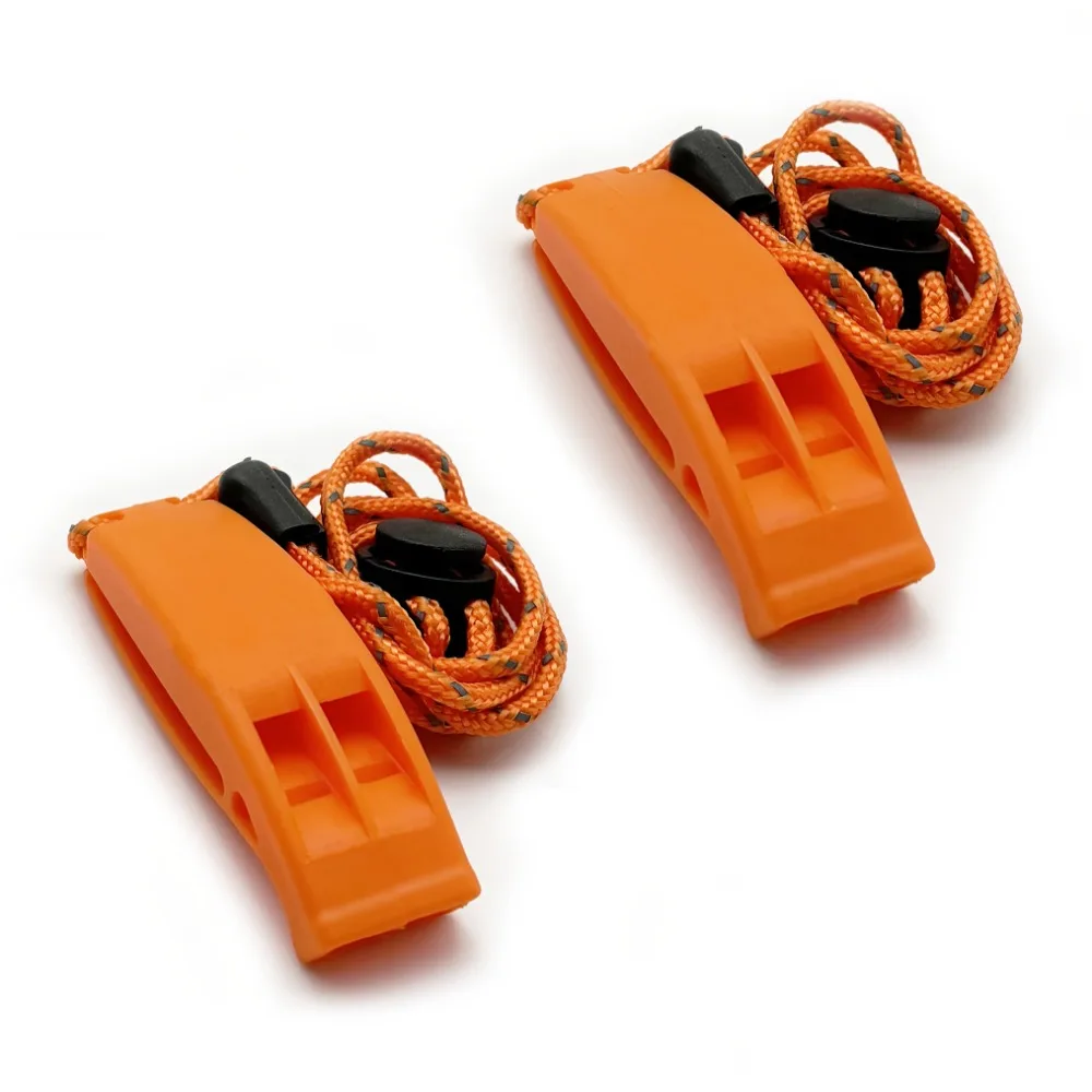 1/2PCS Outdoor Kajak Scuba Tauchen Rettungs Notfall Sicherheit Pfeifen Wasser Sport Outdoor Survival Camping Bootfahren Schwimmen Pfeife