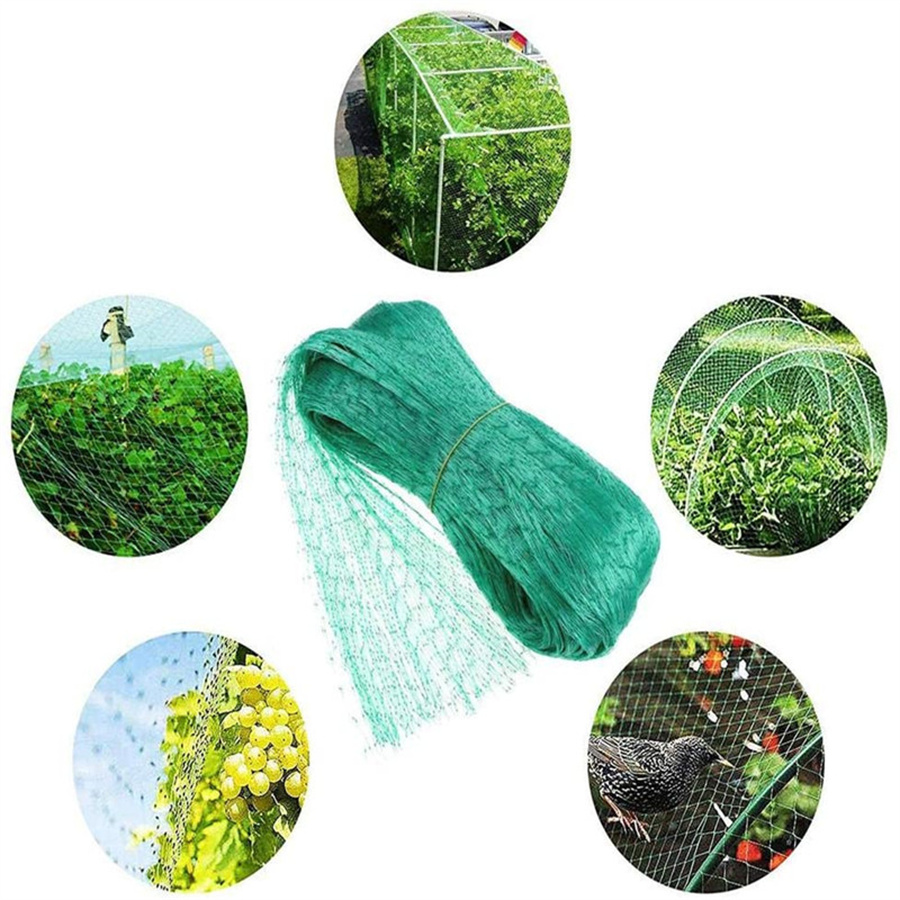Rete da giardino Rete intrecciata verdeProteggi le piante Frutta Fiori AlberiEscursione elasticizzata Rete durevole ferma uccelliAnni di cervo
