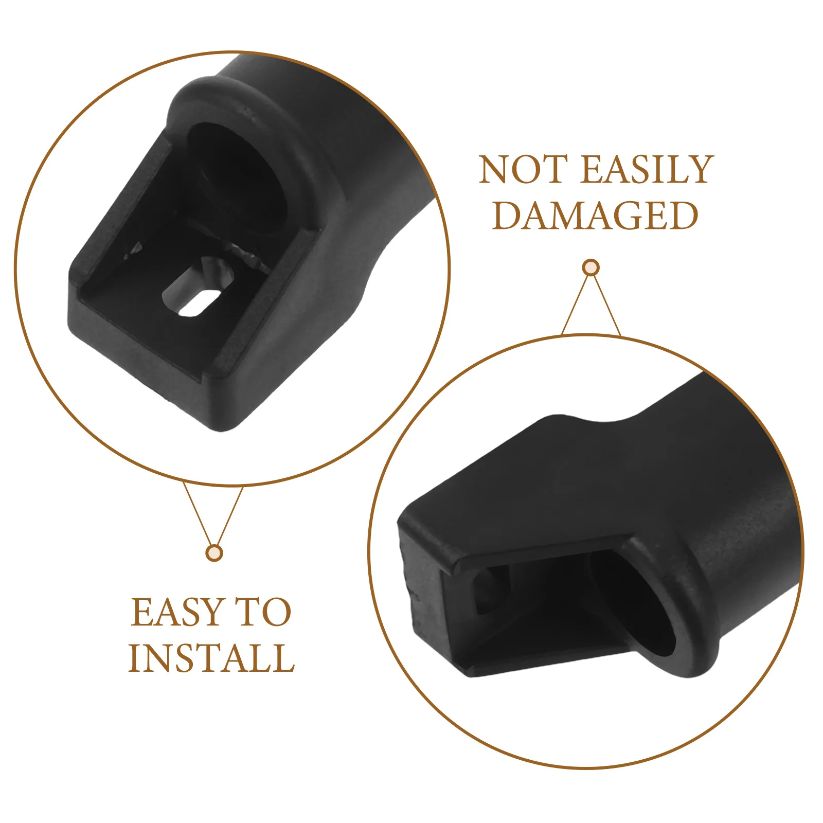 4pcs Desk Chair Footrest Slider Convenient Footrest Attachment Chair Replacement Parts Ergonomic Office Chair Footrest Slide