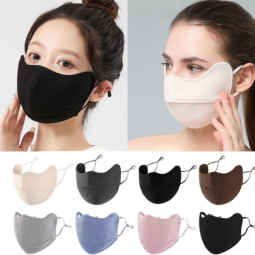 New Breathable Warm Masks Cold-proof Windproof Reusable Face Mask Skin-friendly Derong Material Mouth Cover for Outdoor