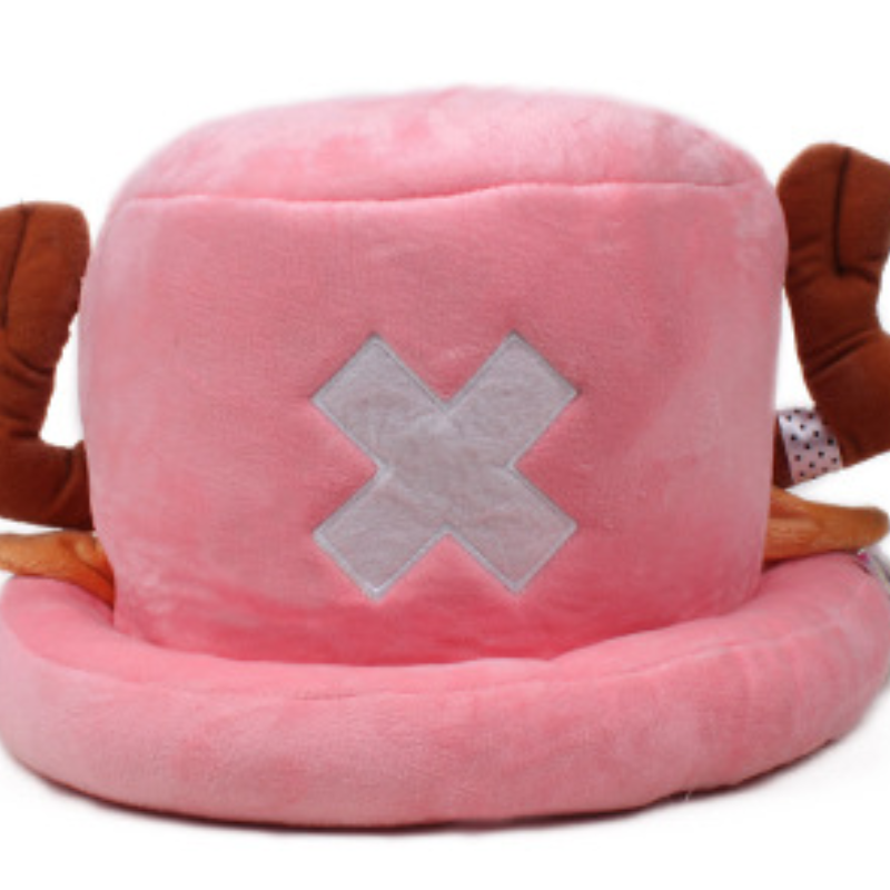 Anime Tony Tony Chopper Plüsch Hut Kawaii Netter Junge Mädchen Cosplay Blau Rosa Weiche Warme Mütze Cartoon Chopper Zubehör Requisiten