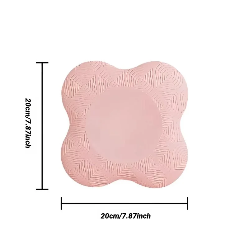 Tpe หนา Anti SLIP โยคะคุกเข่าป้องกัน Pad เข่านุ่มแบนสนับสนุนช้า Rebound ลื่นกีฬาฟิตเนส MAT Solid Elbow