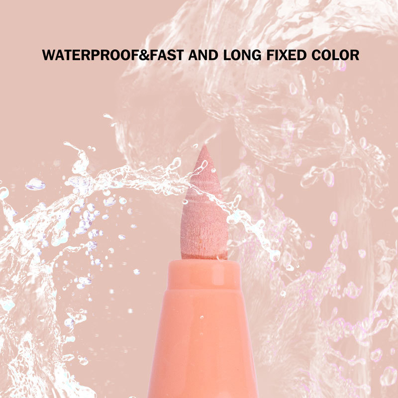 12 色の肌の色アクリルマーカーソフトチップ学生 DIY ハンドブック落書きマーキング絵筆