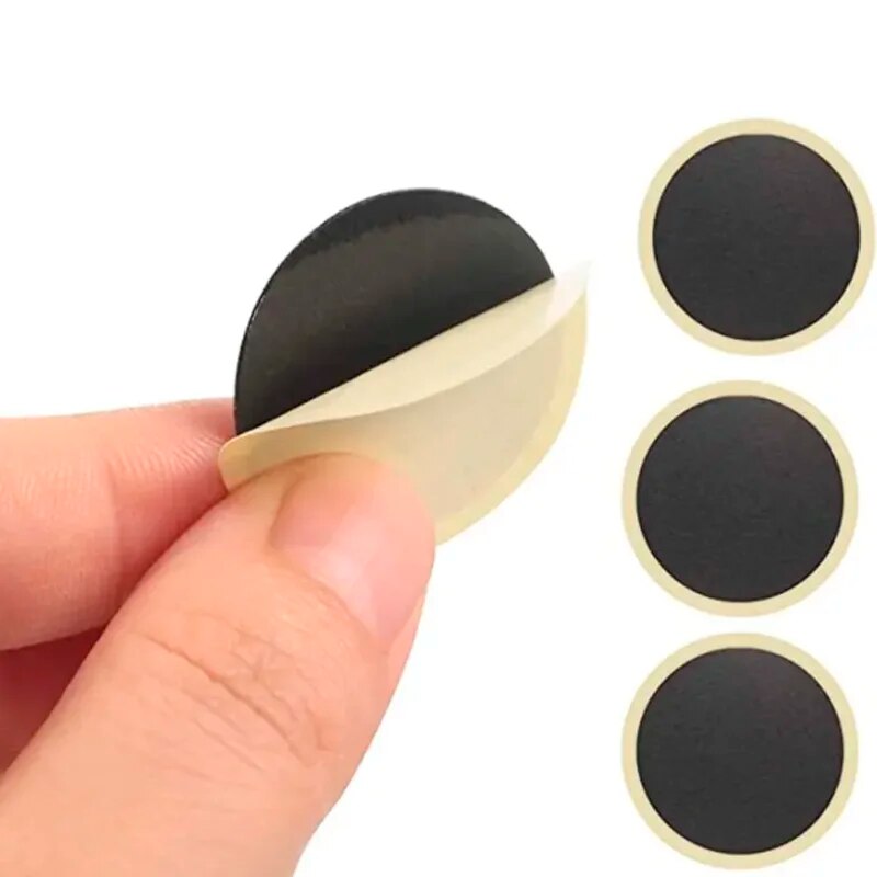 50/30/20/10PCS 접착제 없는 자전거 타이어 패치 - 타이어 보호를 위한 빠른 자가 접착 수리