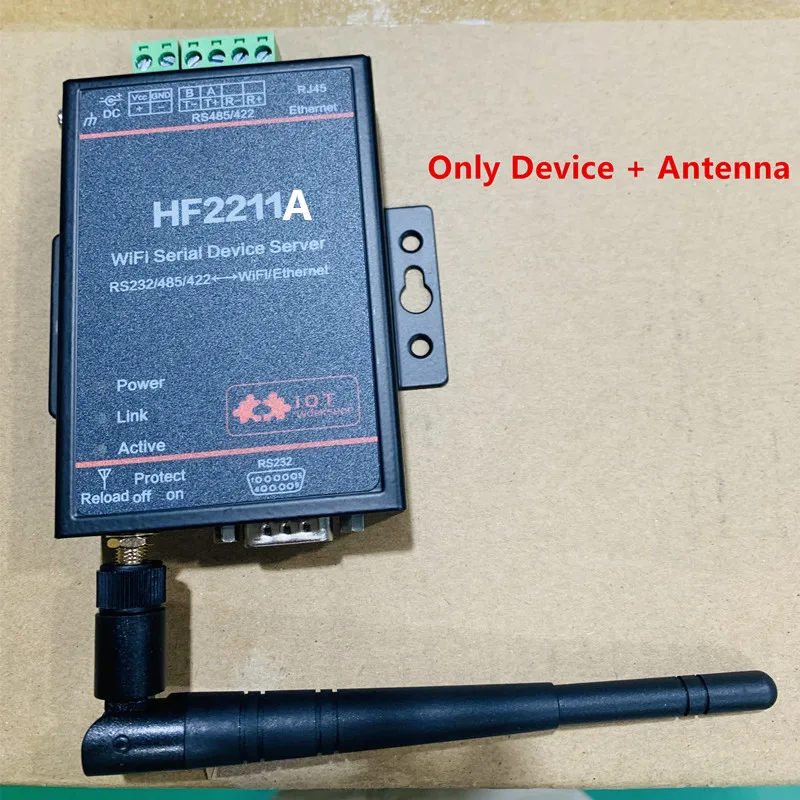 HF2211 Serial para WiFi RS232/RS485/RS422 para WiFi/Ethernet Módulo Conversor para Transmissão de Dados de Automação Industrial HF2211A