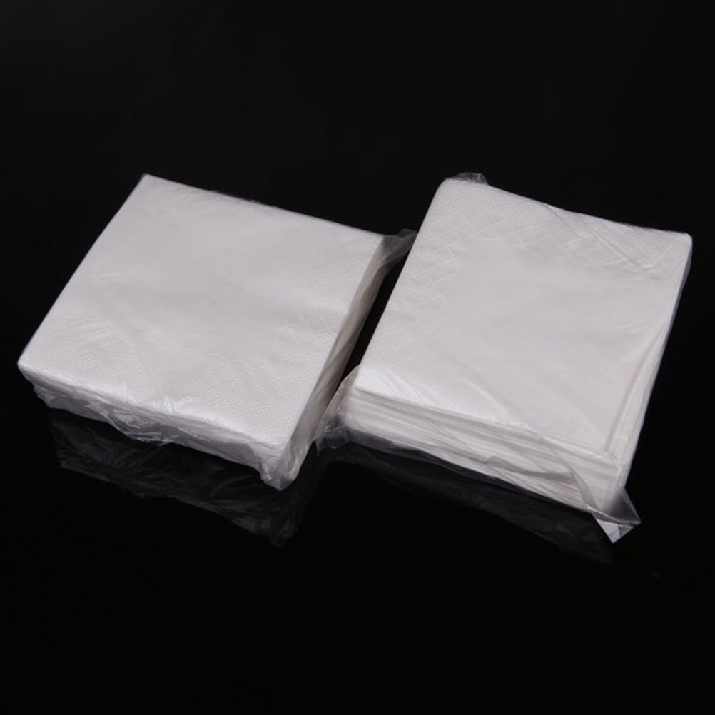 300 Sheets 2-Ply Napkin Dinner Napkins for Restaurant Paper Towel Square Tissue White Linen Vintage Wedding