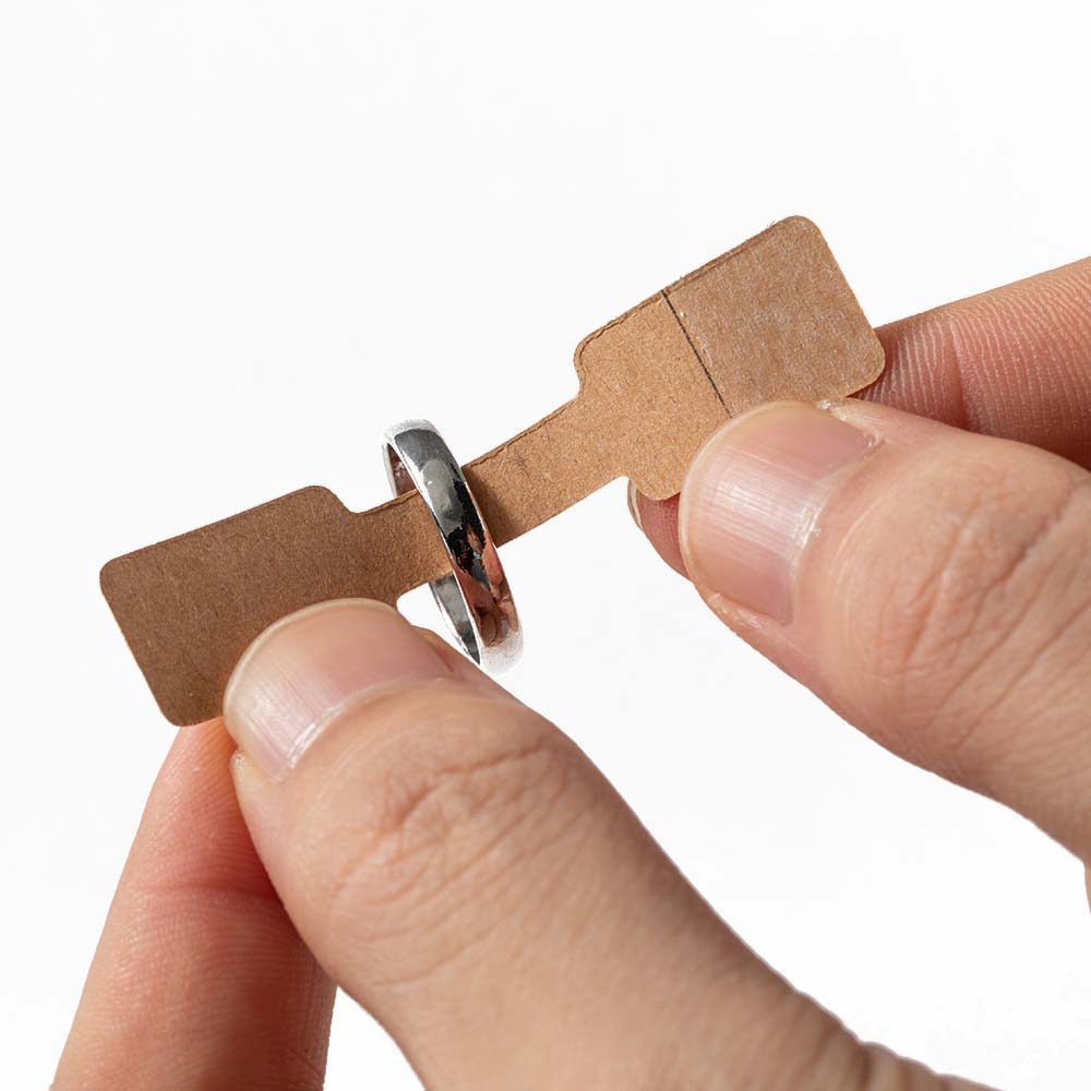 Etiqueta de precio de joyería en blanco rectangular, pegatina de barra autoadhesiva, tarjeta, collar, pendiente, exhibición, etiqueta de reparación, embalaje, 100/200 Uds.