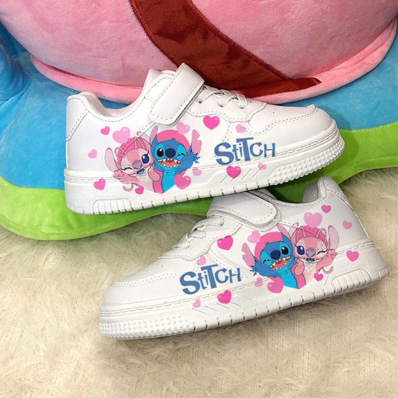 Dziecięce trampki Stitch dziewczęce chłopięce buty Casual koszykówka Dziecięce buty do biegania Moda Sportowe buty dla dziewczynek w wieku 7 i 18 lat Prezent