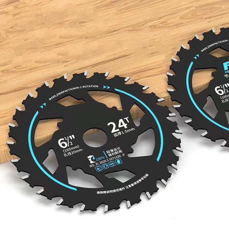 Efficiënte Energiebesparende Lithium Zaagbladen 5/5.5/6/6.5-inch Cirkelzaagblad Hout Snijden Zaagbladen Houtbewerking Legering Grinder