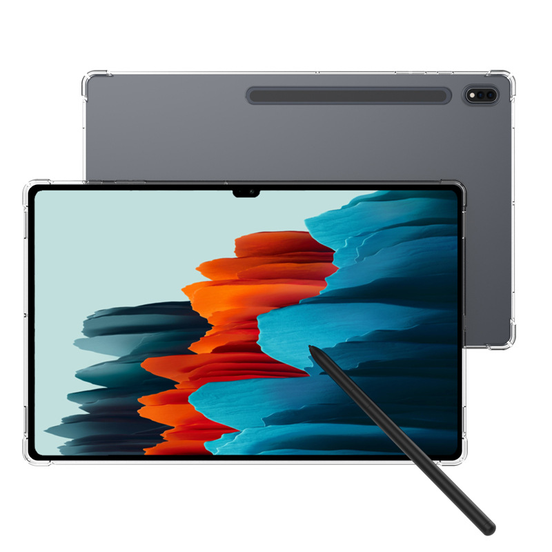 Funda transparente para Samsung Galaxy Tab A8 10,5 pulgadas S6 Lite 10,4 pulgadas A7 A7 lite S7/S8/S9 11 pulgadas Funda de Airbag de Tpu suave